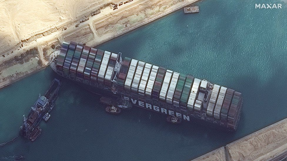 High Quality Suez Canal Stuck Blank Meme Template