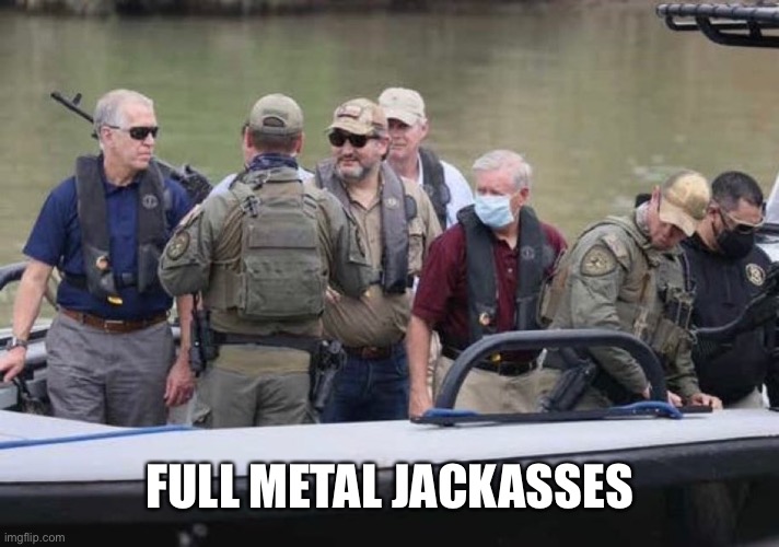 Full metal jackasses | FULL METAL JACKASSES | image tagged in full metal jackasses | made w/ Imgflip meme maker