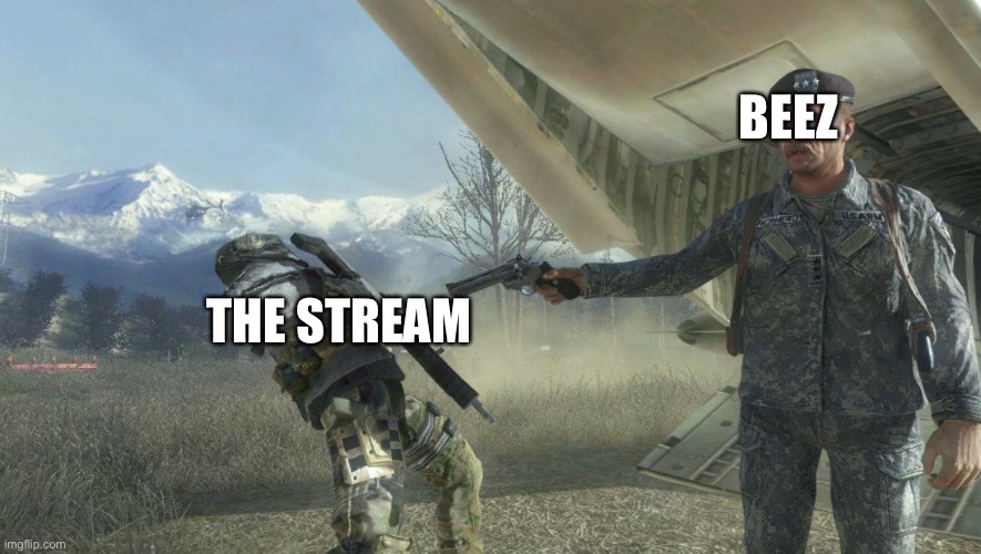 General Shepherd's betrayal | BEEZ THE STREAM | image tagged in general shepherd's betrayal | made w/ Imgflip meme maker