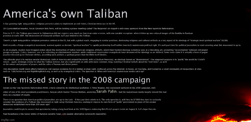 America's Own Taliban | image tagged in america,taliban,theocracy,right wing,christian terrorism,alt right | made w/ Imgflip meme maker