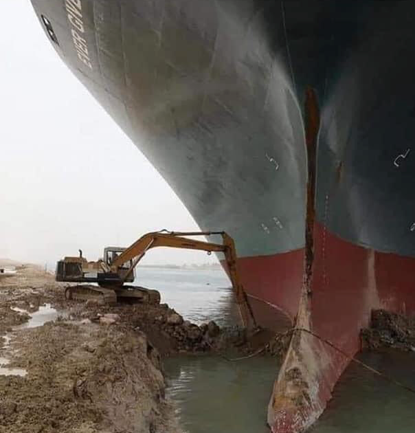 High Quality Evergreen Ship Suez Canal Blank Meme Template