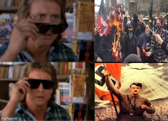Lest we Forget | image tagged in they live sunglasses,antifa,nazis,cancel culture,feminism is cancer,the great awakening | made w/ Imgflip meme maker