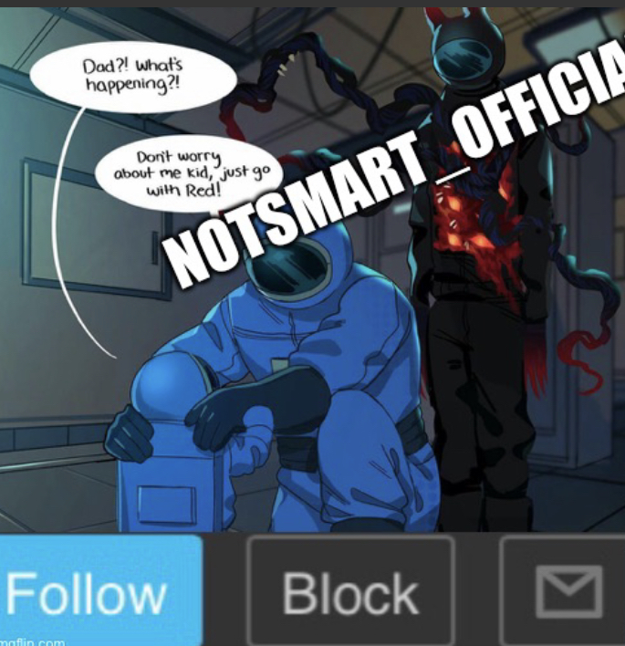 NotSmart_Official announcement Blank Meme Template
