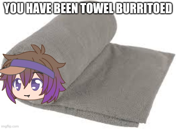 Yes | YOU HAVE BEEN TOWEL BURRITOED | image tagged in towel burrito | made w/ Imgflip meme maker