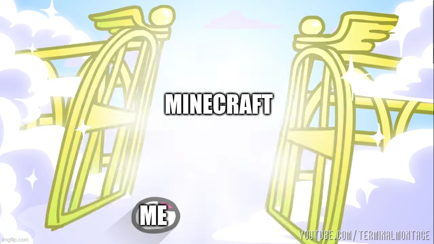 MINECRAFT; ME | image tagged in memes | made w/ Imgflip meme maker