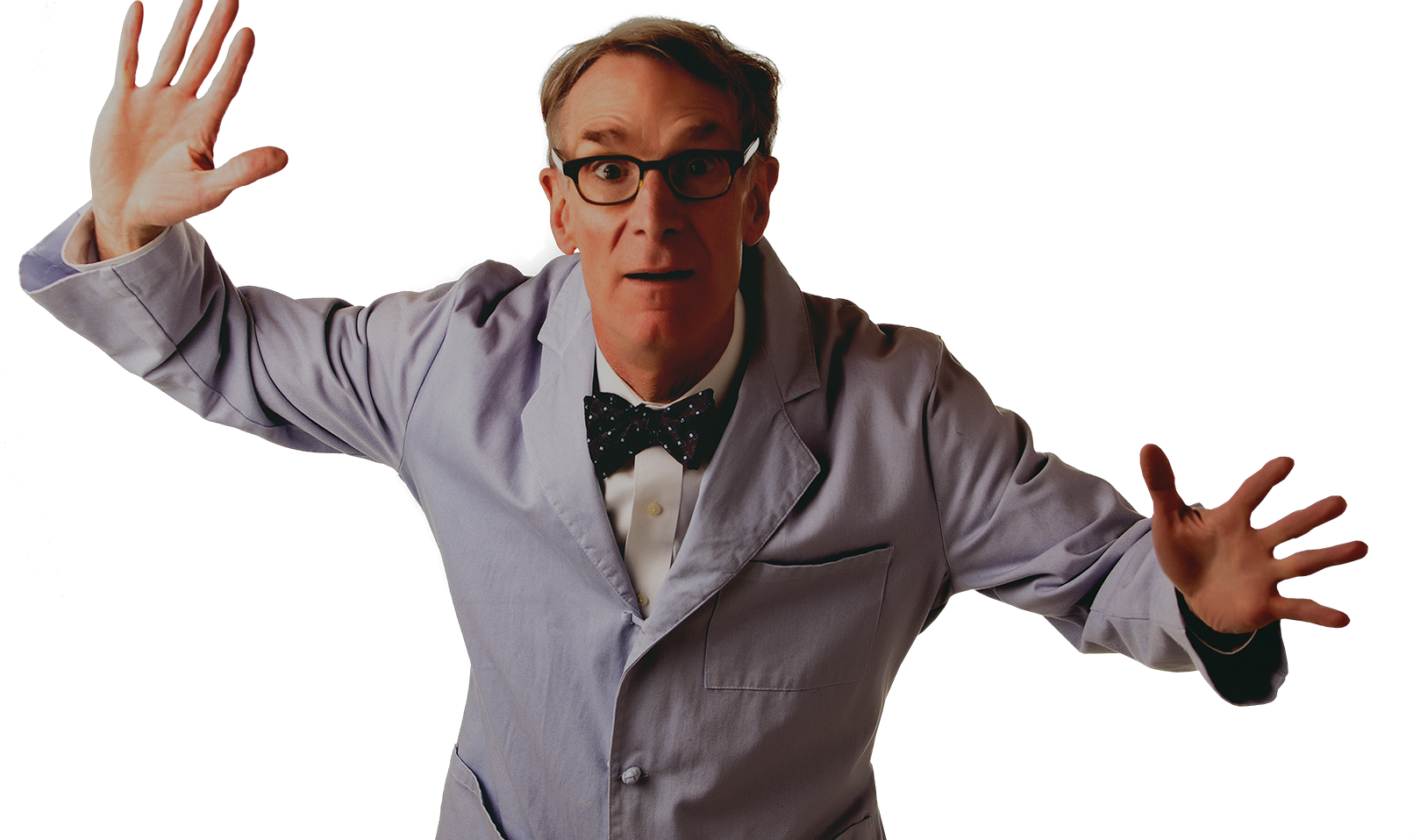 Png bill nye science guy excited Blank Meme Template