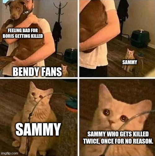 sammy protection squad assemble | image tagged in bendy and the ink machine | made w/ Imgflip meme maker