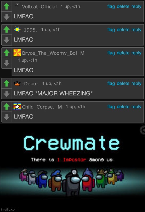 hmmm | image tagged in memes,there is 1 imposter among us,comments | made w/ Imgflip meme maker