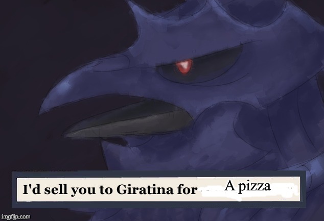 I like pizza |  A pizza | image tagged in soul seller corviknight | made w/ Imgflip meme maker