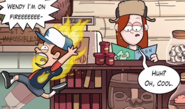 bruh moment | image tagged in memes,gravity falls,yes | made w/ Imgflip meme maker