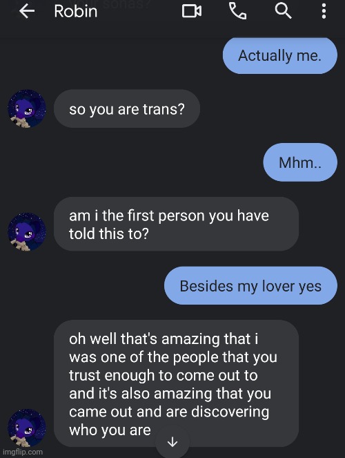 I am truly blessed to have her as a friend :) (this was back in August, i think) | made w/ Imgflip meme maker