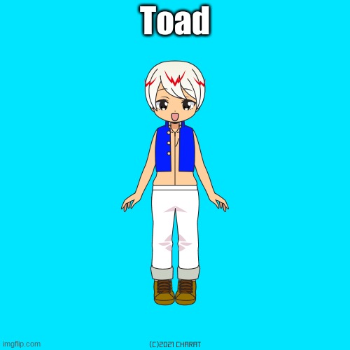 Toad | image tagged in charat,super mario bros,toad | made w/ Imgflip meme maker