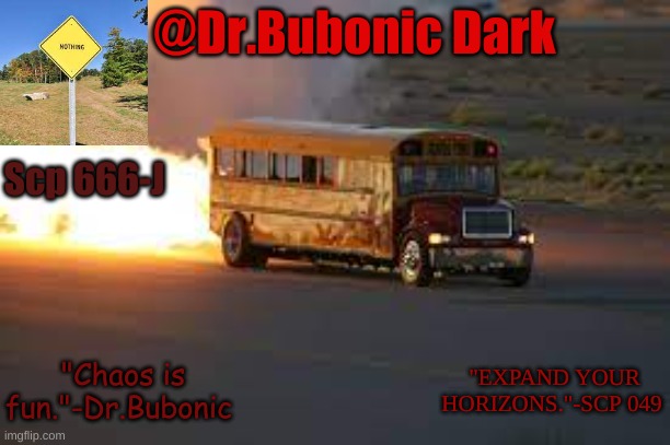 High Quality Dr.Bubonics scp 666-j temp Blank Meme Template