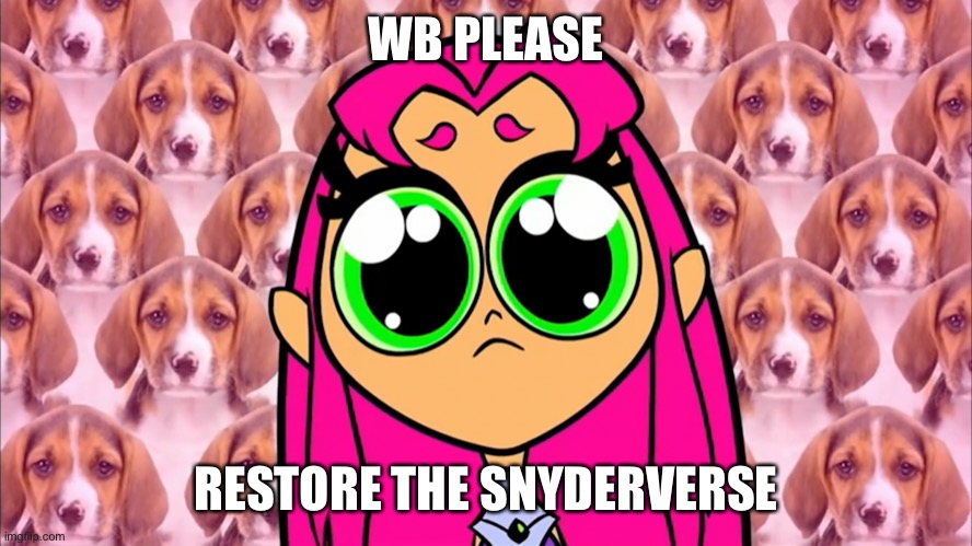 WB PLEASE; RESTORE THE SNYDERVERSE | made w/ Imgflip meme maker