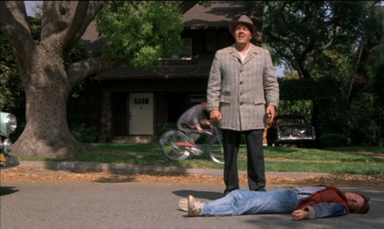 Back to the future marty knocked out cold Blank Meme Template