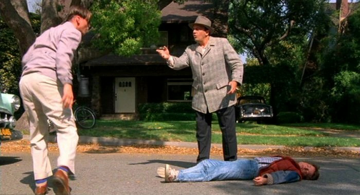 Back to the future marty knocked out cold 2 Blank Meme Template
