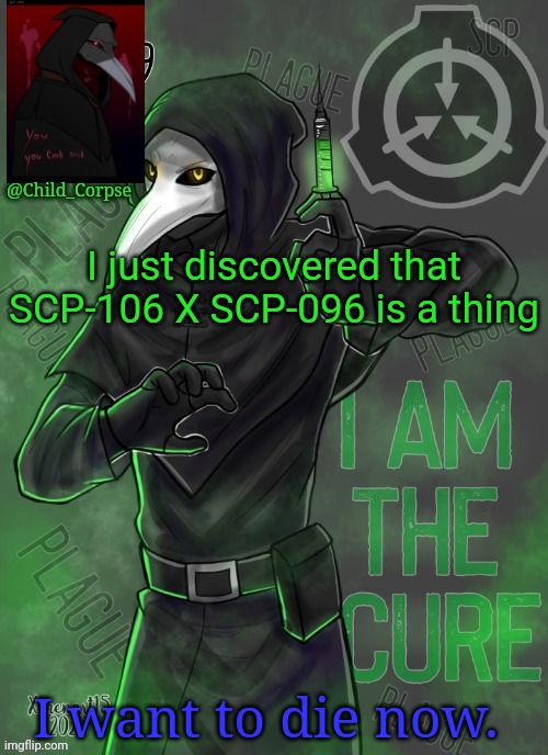 it is scp 096  Scp-096, Scp, Scp-106