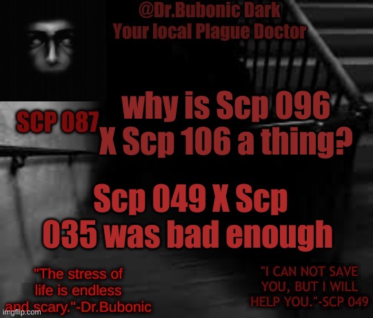 scp-035 x scp-049  Scp 049, Scp, Scp-035