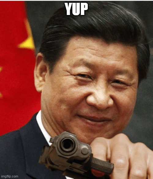 Xi Jinping | YUP | image tagged in xi jinping | made w/ Imgflip meme maker