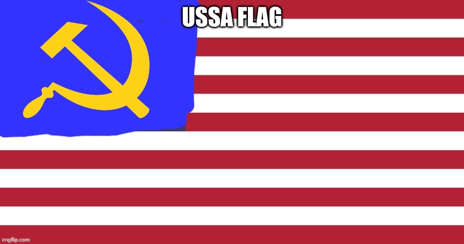 The USSA | USSA FLAG | image tagged in the ussa | made w/ Imgflip meme maker