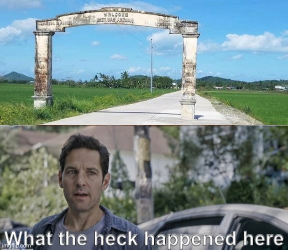Really?! This construction is out! | image tagged in antman what the heck happened here,you had one job,funny,memes,task failed successfully | made w/ Imgflip meme maker