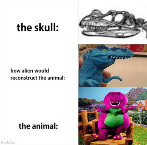 turns out that we are aliens | image tagged in funny,cringe,humor,dank memes,funny memes,barney | made w/ Imgflip meme maker
