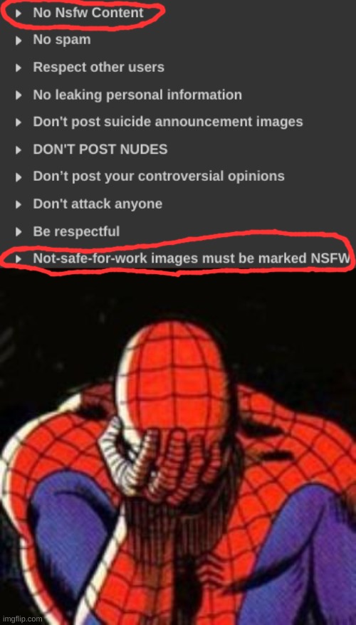 MSMG Is evolving, just backwards | image tagged in memes,sad spiderman,spiderman | made w/ Imgflip meme maker