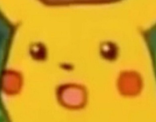 High Quality surprised pikachu close up Blank Meme Template