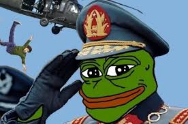 Pepe helicopter | image tagged in pepe helicopter | made w/ Imgflip meme maker