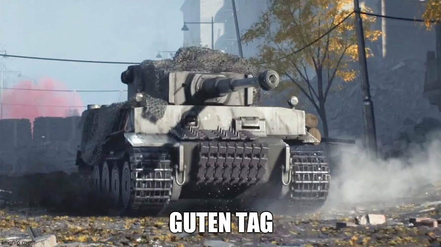 Tiger 237 | GUTEN TAG | image tagged in tiger 237 | made w/ Imgflip meme maker