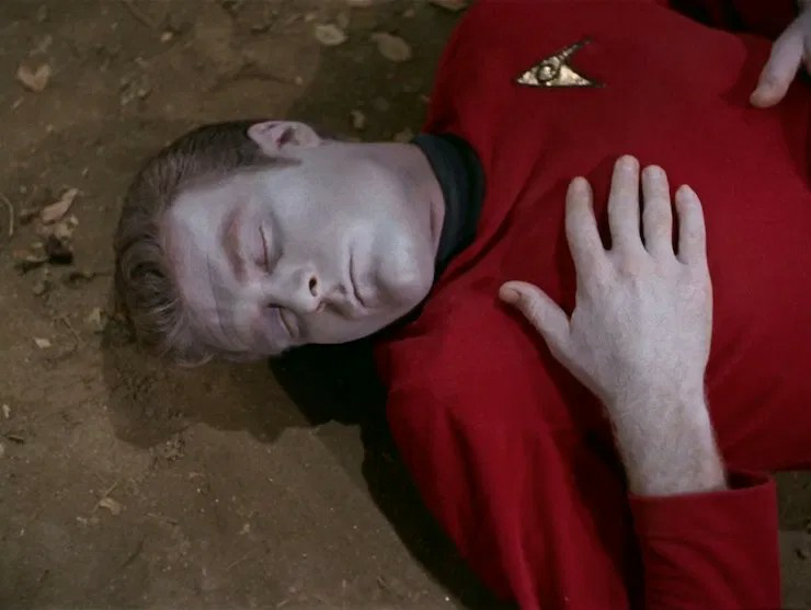 Star Trek dead redshirt Blank Meme Template