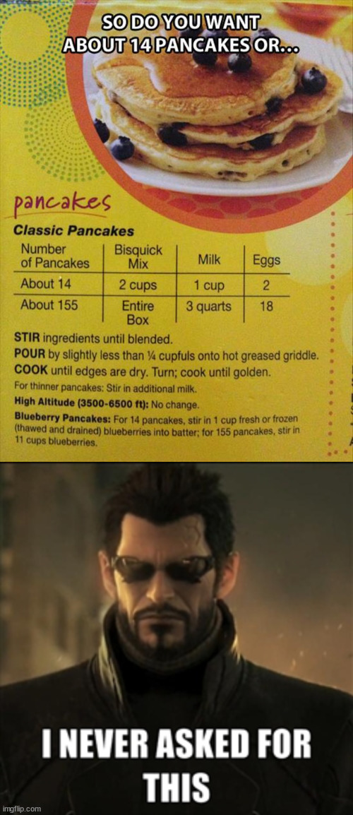 image tagged in adam jensen i never asked for this | made w/ Imgflip meme maker