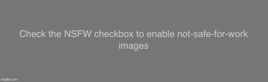 *WHEEEEEEEZE* | image tagged in check the nsfw checkbox to enable not-safe-for-work images | made w/ Imgflip meme maker