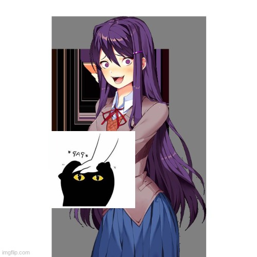 yet another doki doki meme | image tagged in yuri and knife | made w/ Imgflip meme maker