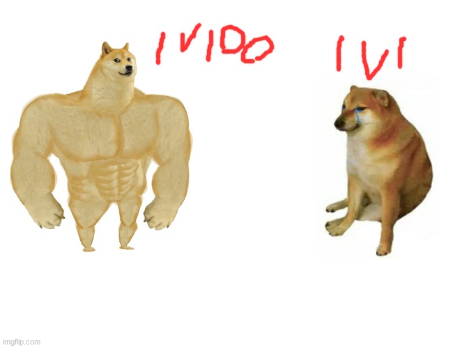 Buff Doge vs. Cheems Meme | image tagged in memes,buff doge vs cheems | made w/ Imgflip meme maker