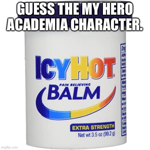 GUESS THE MY HERO ACADEMIA CHARACTER. | made w/ Imgflip meme maker