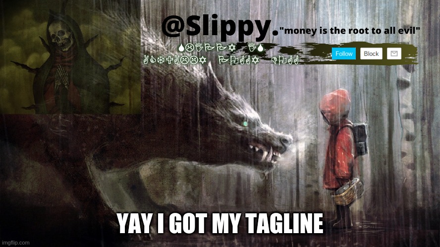 Slippy Template 1 | YAY I GOT MY TAGLINE | image tagged in slippy template 1 | made w/ Imgflip meme maker