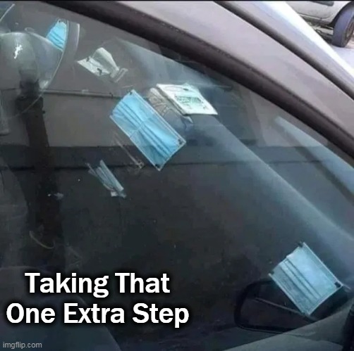 Single & Then Double Masks & Now Triple? | Taking That One Extra Step | image tagged in funny,funny memes,covid-19,safety,lol,wth | made w/ Imgflip meme maker