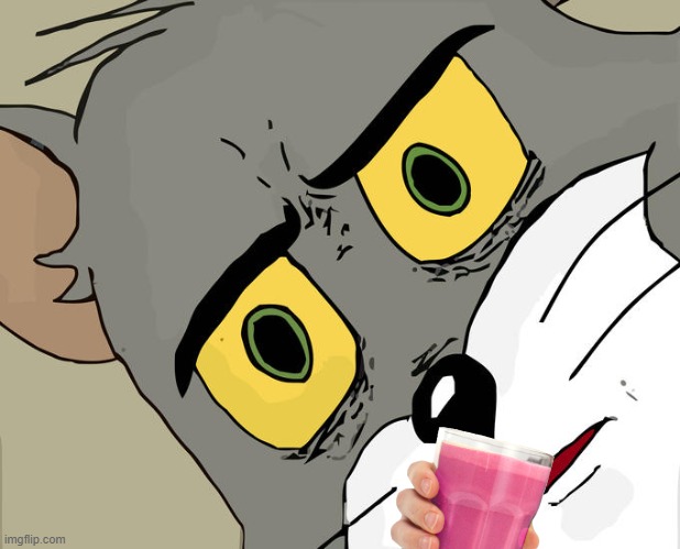 STRAWBERRY MILK | image tagged in memes,unsettled tom | made w/ Imgflip meme maker