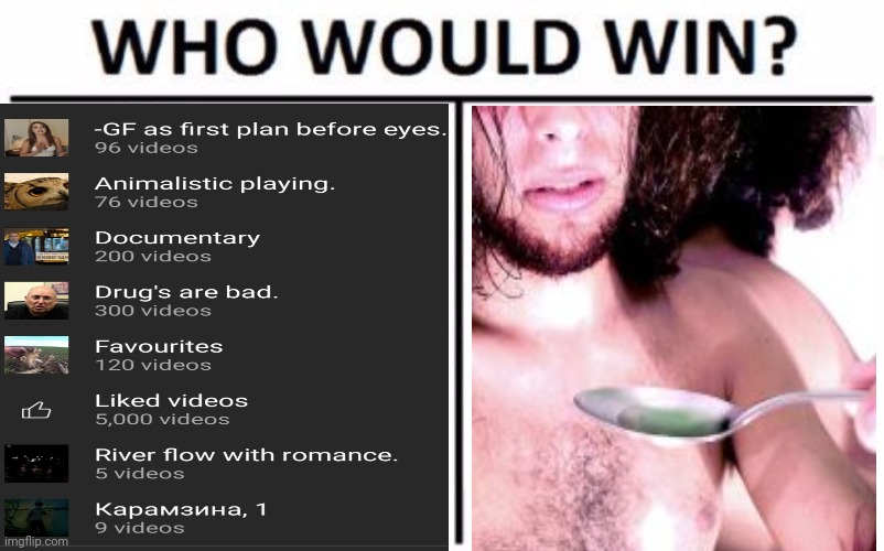 -Destroing its all. | image tagged in heroin,scumbag youtube,henry stickmin,ive made a huge mistake,watch out,who would win | made w/ Imgflip meme maker