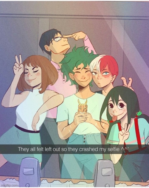AHH so cute UvU | image tagged in mha | made w/ Imgflip meme maker