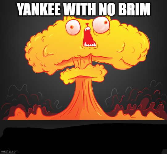 yo bro | YANKEE WITH NO BRIM | image tagged in yo bro | made w/ Imgflip meme maker