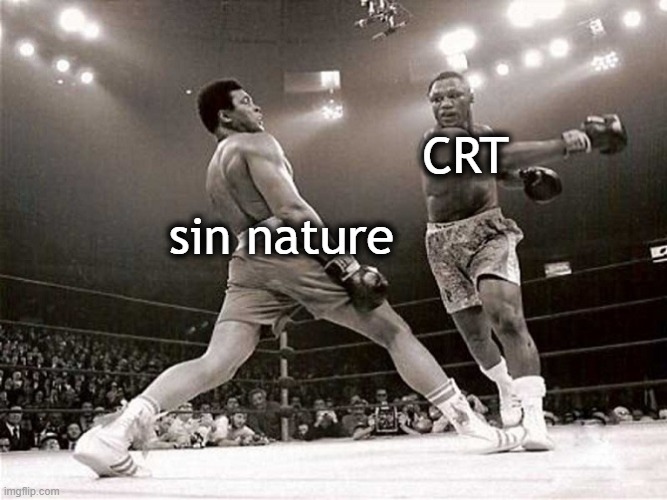Missing the mark | CRT; sin nature | image tagged in crt,sin,race,woke,social justice,sjw | made w/ Imgflip meme maker