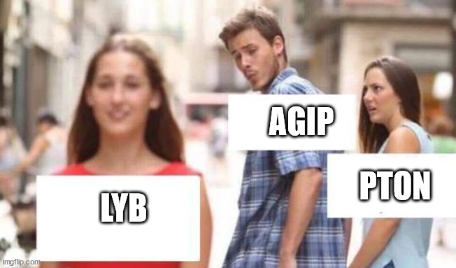 jealous girlfriend cheater temptation | AGIP; PTON; LYB | image tagged in jealous girlfriend cheater temptation | made w/ Imgflip meme maker