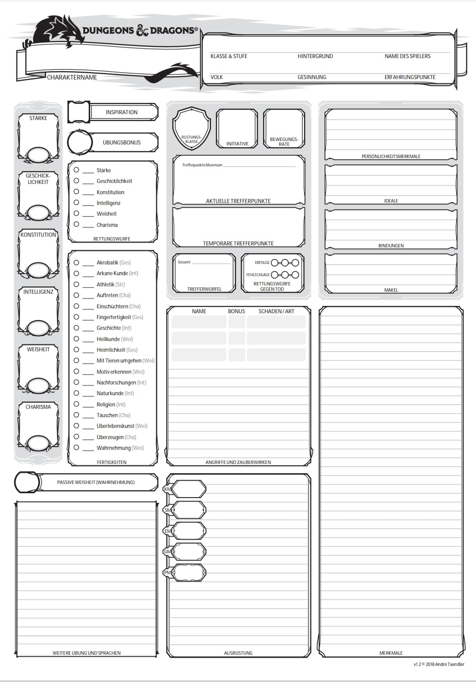 Dungeons and dragons character creator Blank Meme Template