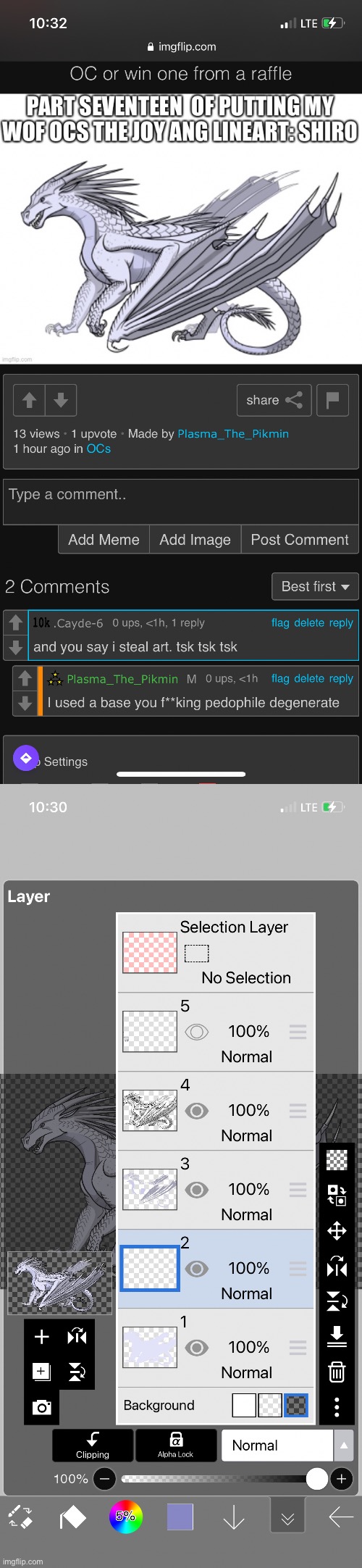 Here’s a little something for Cayde, who literally claimed I stole art when I have proof I didn’t | made w/ Imgflip meme maker