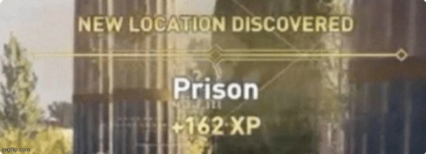New location discovered prison | image tagged in new location discovered prison | made w/ Imgflip meme maker