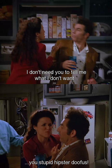 Seinfeld Elaine Blank Meme Template