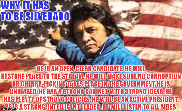 "Long Talk But Real Talk"-Richard Bateman 2021 | WHY IT HAS TO BE SILVERADO; HE IS AN OPEN, CLEAR CANDIDATE. HE WILL RESTORE PEACE TO THE STREAM. HE WILL MAKE SURE NO CORRUPTION OR CHERRY-PICKING TAKES PLACE IN THE GOVERNMENT. HE IS UNBIASED. HE HAS A STRONG CABINET, WITH STRONG IDEAS. HE HAS PLENTY OF STRONG POLICIES. HE WILL BE AN ACTIVE PRESIDENT. HE IS A STRONG, INTELLIGENT LEADER. HE WILL LISTEN TO ALL SIDES | image tagged in richard simmons | made w/ Imgflip meme maker