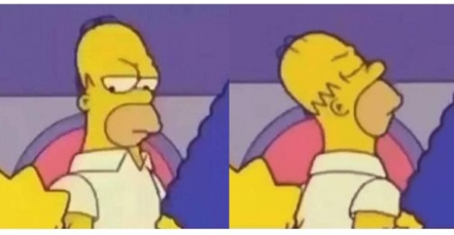 Homer hmph Blank Meme Template